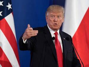  الرئيس الأمريكي دونالد ترامب