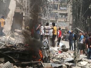 مقتل 50 شخصا جراء قصف على إدلب وحلب