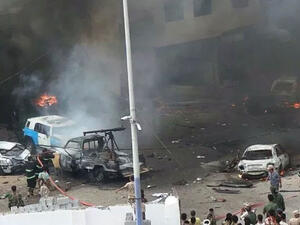 مسؤول يمني: تدمير مقاتلتين حربيتين كان الحوثيون يجهزوهما بتعز