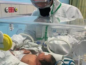 أول مولود يصاب بكورونا