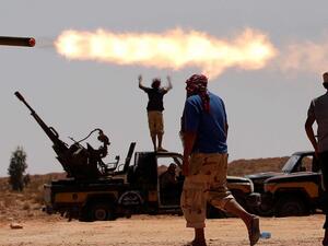 سلاح الجو الليبي يستهدف بـ5 ضربات آليات لمليشيا حفتر بترهونة