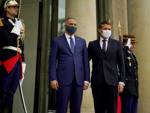 ماكرون والكاظمي يشددان على أهمية مكافحة الإرهاب