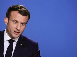  الرئيس الفرنسي إيمانويل ماكرون