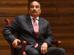 الرئيس الموريتاني السابق محمد ولد عبدالعزيز 