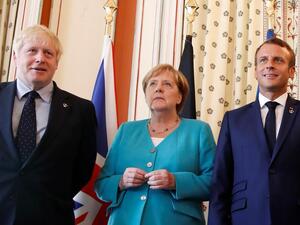 ميركل وماكرون وجونسون يدعون ايران لعدم معارضه الاتفاق النووي