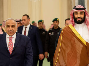 ولي العهد السعودي ورئيس الوزراء العراقي