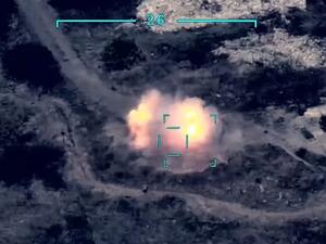 Screenshot taken from Azerbaijan Defence Ministry Video, October 2020