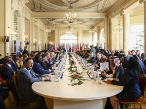 Libya's key political players met with global leaders in Palermo, Italy, in 2013 to kickstart a poliical process and elections. Since then little has changed inside the country. /AFP
