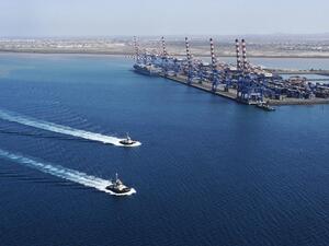 Djibouti  Port: The UAE hopes to develop a ‘String of Pearls’ network of strategic ports on the African Red Sea coast to advance its strategic interests /AFP