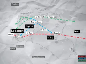 Israel fears a potential Iranian land bridge stretching from Iraq, to Syria and Lebanon /AFP