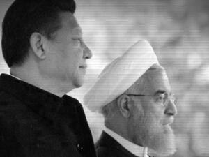 Chinese President Xi Jinping (L) Iranian President Hassan Rouhani (R) / AFP 