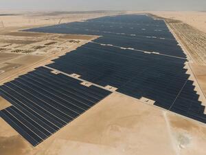 Noor Abu Dhabi is the worlds largest solar panel project /AFP
