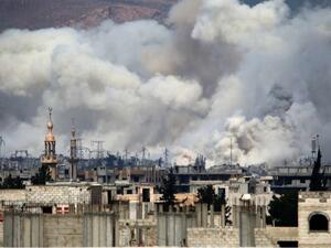 A suburb of Damascus, from 2017 /AFP