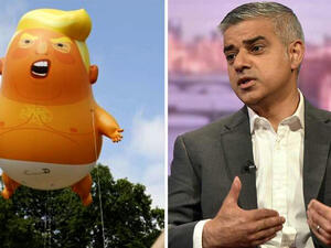 Trump and Sadiq Khan