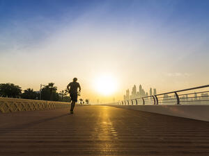 Running in Dubai