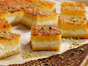 طريقة عمل البسبوسة منال العالم