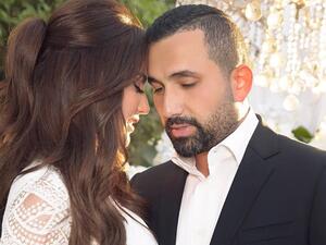 الفنانة التونسية درة رزق والمهندس المعماري المصري هاني سعد