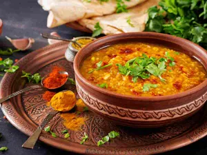 العدس الهنديّ مع الكاري