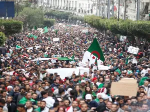 مسيرة في العاصمة الجزائرية/ أرشيفية