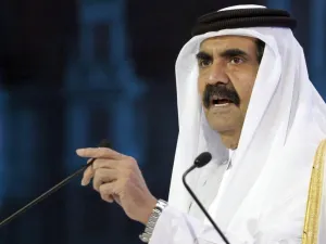 أمير قطر السابق حمد بن خليفة آل ثاني