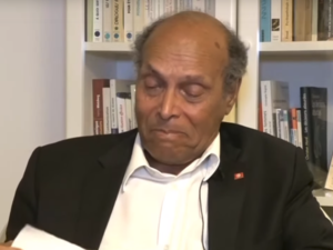 الرئيس التونسي السابق منصف المرزوقي