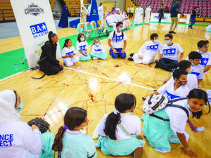 WWE Superstars Show Saudi Students How to Wrestle With Bullying