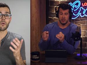 Vox Journalist Carlos Maza (Left) YouTuber and Comedian Steven Crowder (Right) (PinkNews)
