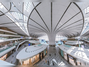 An Air China flight to Bangkok was the first international flight to leave on Sunday.