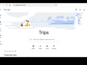 The search engine giant is combining its travel-related products — the mobile Google Trips app, Google Flights, Google hotels search, and more — under a singular landing page called Trips.