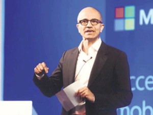 Nadella received a $1 million base salary jump and an increase in stocks.