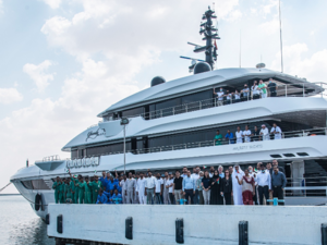 Gulf Craft’s Majesty 175, the World’s Largest Composite Production Superyacht, Sets Sail With Her Owner