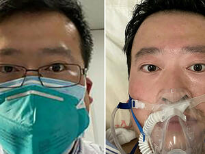 Chinese coronavirus whistleblowing doctor Li Wenliang © AFP PHOTO / LI WENLIANG