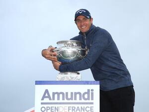 Colsaerts with the Amundi Open de France trophy