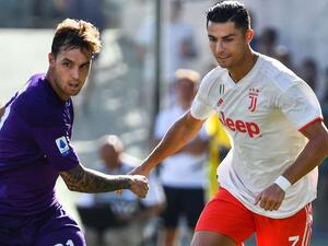 رونالدو (يمين) خلال المباراة