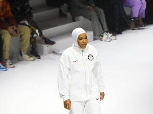 Ibtihaj Muhammad during the event