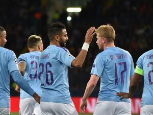 Algerian forward Riyad Mahrez made it 3-0 for Man City in the 12th minute of the play.