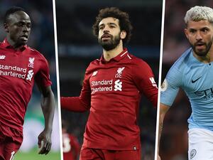 أغويرو وصلاح وماني