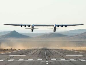 Stratolaunch, the world's largest airplane with a 385-foot wingspan. (AFP/ File Photo)