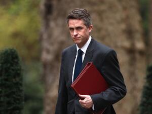 British Prime Minister Theresa May on May 1, 2019, sacked Defence Secretary Gavin Williamson following a probe into leak case. (Adrian DENNIS / AFP)