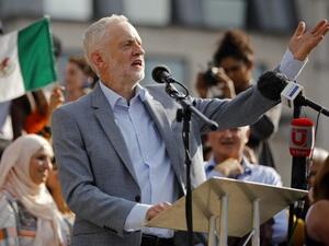 Labour Party leader Jeremy Corbyn’s office, leaders of the opposition parties discussed how to ramp up the pressure on Johnson. (AFP/ File Photo)