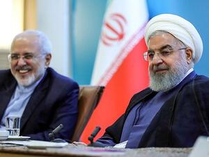 Iran's Foreign Minister Zarif and President Rouhani (AFP/ File Photo)