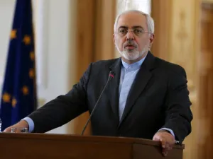 Iran's Foreign Minister Mohammad Javad Zarif speaks in April 2016 in Tehran (AFP)