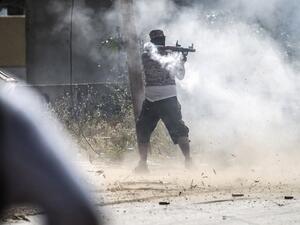 A fighter loyal to the internationally recognised Government of National Accord (GNA) fires a rocket-propelled grenade during clashes with forces loyal to strongman Khalifa Haftar. (AFP/ File Photo)