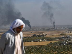 Turkey will not stop its operation against Kurdish militants in northern Syria, President Recep Tayyip Erdogan said Friday, dismissing what he called "threats" from other countries. Ozan KOSE / AFP