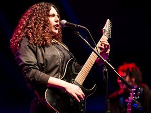 Massive Scar Era’s vocalist, Cherine Amr. (Daily News Egypt)