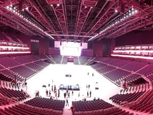Inside look of Dubai's Coca-Cola Arena. (Juidin Bernarrd/ Twitter/ @khaleejtimes)