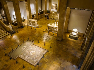 National Archeological Artifacts Museum Main Hall in Lebanon. (Shutterstock/ File Photo)