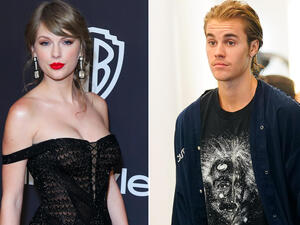 تايلور سويفت وجاستن بيبر