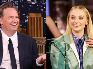 صوفي تيرنر وماثيو بيري