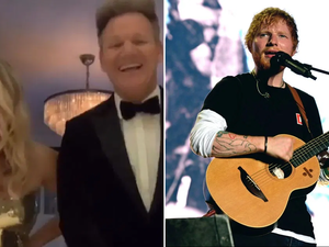 إيد شيران وغوردن رامزي